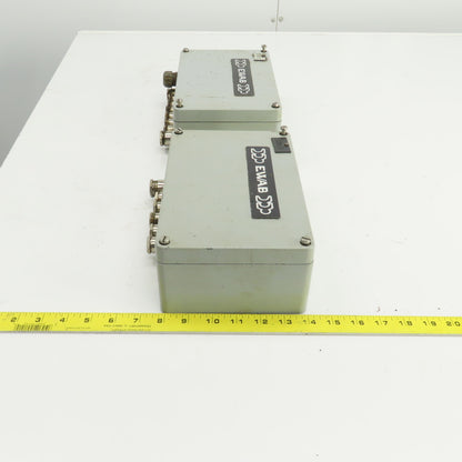 10" x 6" x 3-1/2" Electrical Enclosure Junction Box Screw-On Cover Lot Of 2