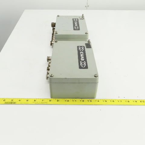 10" x 6" x 3-1/2" Electrical Enclosure Junction Box Screw-On Cover Lot Of 2