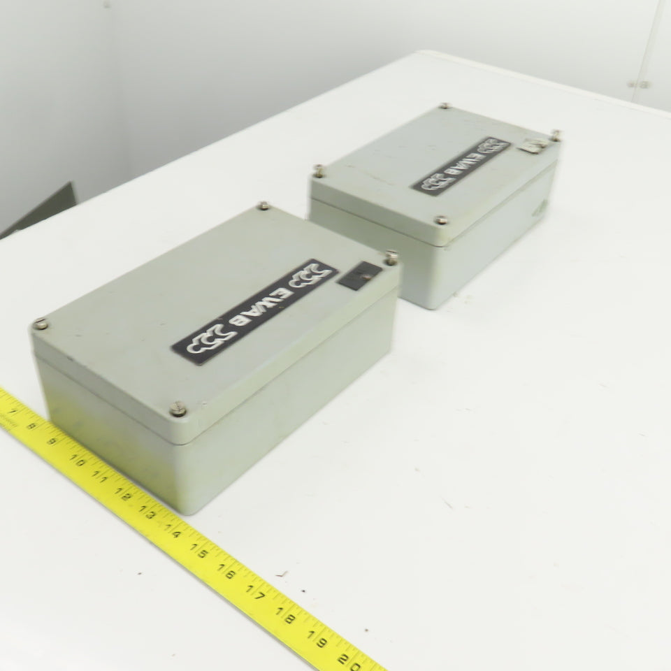 10" x 6" x 3-1/2" Electrical Enclosure Junction Box Screw-On Cover Lot Of 2