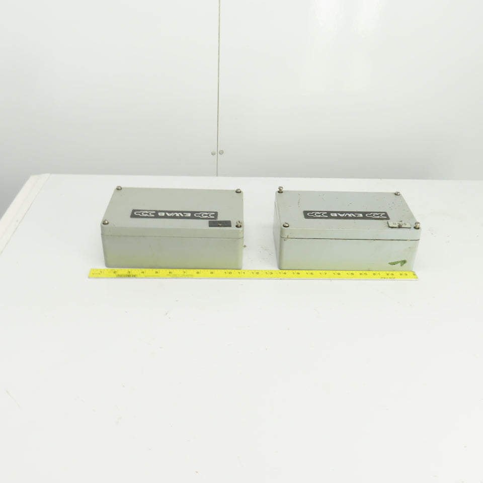 10" x 6" x 3-1/2" Electrical Enclosure Junction Box Screw-On Cover Lot Of 2