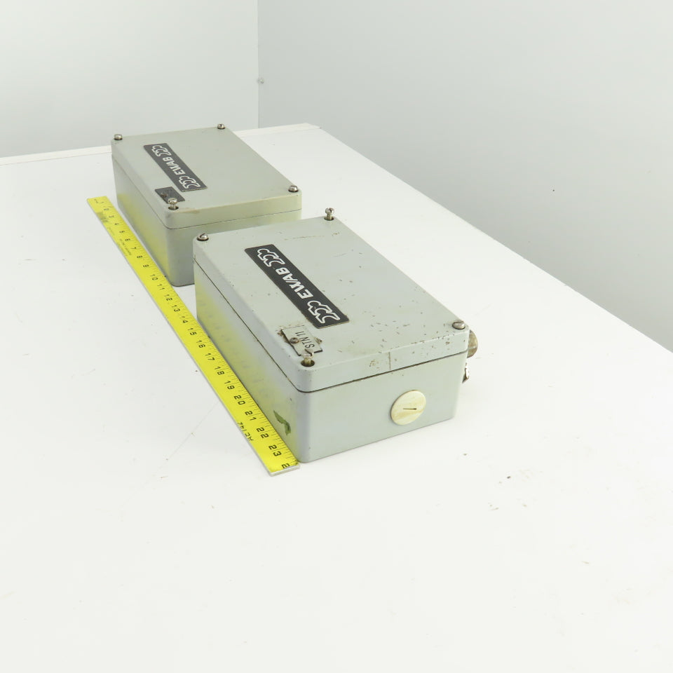 10" x 6" x 3-1/2" Electrical Enclosure Junction Box Screw-On Cover Lot Of 2