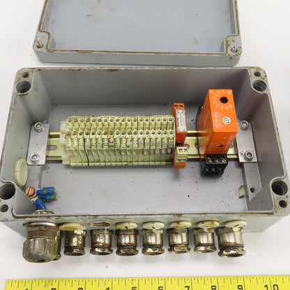 10" x 6" x 3-1/2" Electrical Enclosure Junction Box Screw-On Cover Lot Of 2