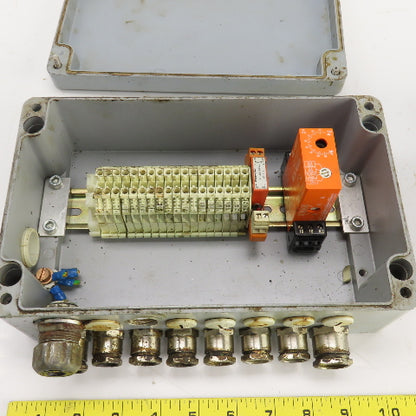 10" x 6" x 3-1/2" Electrical Enclosure Junction Box Screw-On Cover Lot Of 2