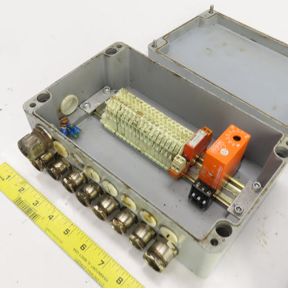 10" x 6" x 3-1/2" Electrical Enclosure Junction Box Screw-On Cover Lot Of 2