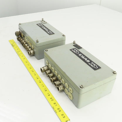 10" x 6" x 3-1/2" Electrical Enclosure Junction Box Screw-On Cover Lot Of 2