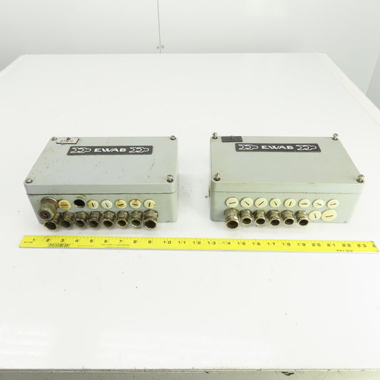 10" x 6" x 3-1/2" Electrical Enclosure Junction Box Screw-On Cover Lot Of 2