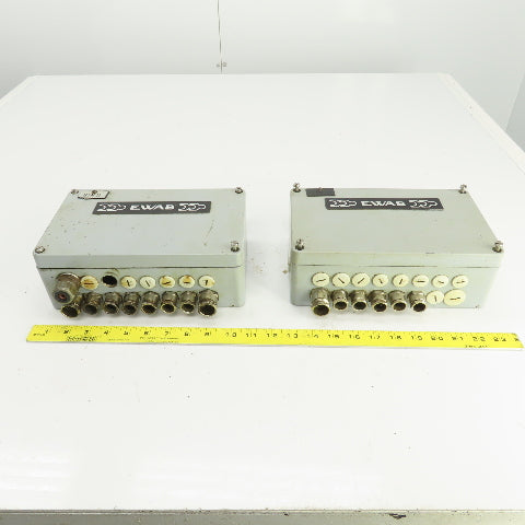 10" x 6" x 3-1/2" Electrical Enclosure Junction Box Screw-On Cover Lot Of 2