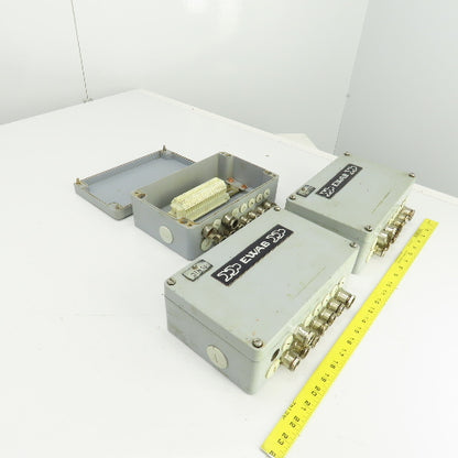 10" x 6" x 3-1/2" Electrical Enclosure Junction Box Screw-On Cover Lot Of 3