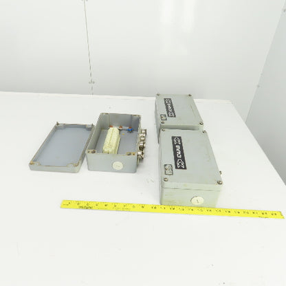 10" x 6" x 3-1/2" Electrical Enclosure Junction Box Screw-On Cover Lot Of 3