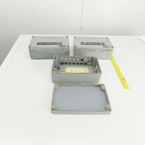 10" x 6" x 3-1/2" Electrical Enclosure Junction Box Screw-On Cover Lot Of 3