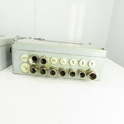 10" x 6" x 3-1/2" Electrical Enclosure Junction Box Screw-On Cover Lot Of 3