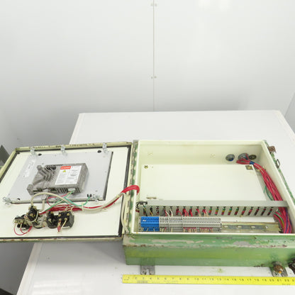 Allen Bradley 2711P-RP8A Ser A Panelview Plus 1250 W/20" x 24" x 6" Enclosure