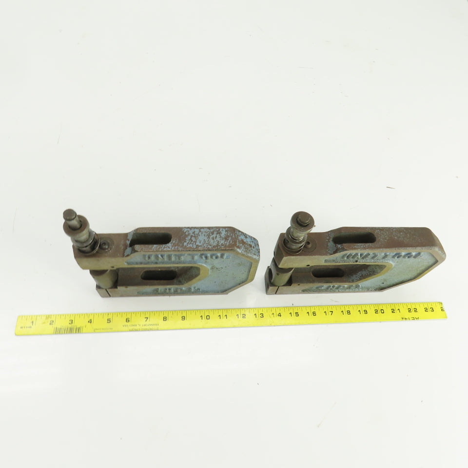 UnitTool 4HP1-1/4 2-1/4" x 4" Throat C-Frame Punch Die Tooling Press Brake Lot/2