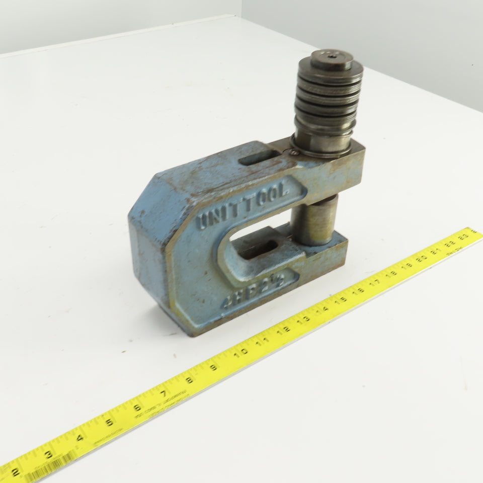 UnitTool 4HP-2-1/2 2-1/4" x 4" Throat C-Frame Punch Die Tooling Press Brake