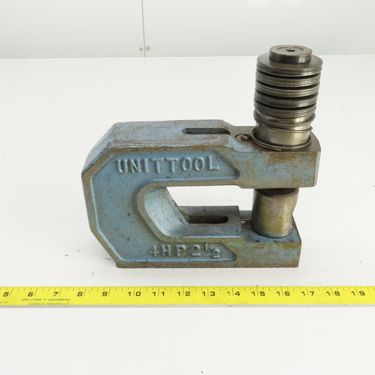 UnitTool 4HP-2-1/2 2-1/4" x 4" Throat C-Frame Punch Die Tooling Press Brake