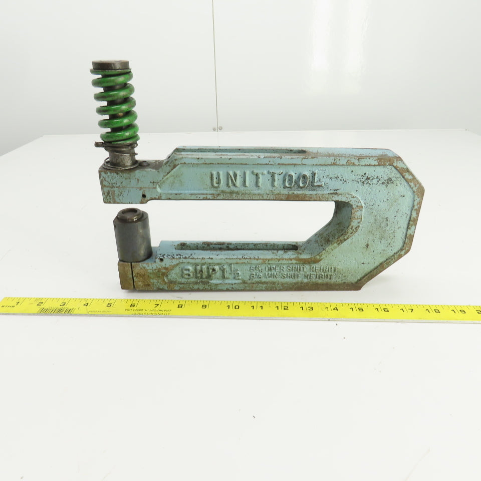 UnitTool 8HP-1-1/2 2-1/4" x 8" Throat C-Frame Punch Die Tooling Press Brake