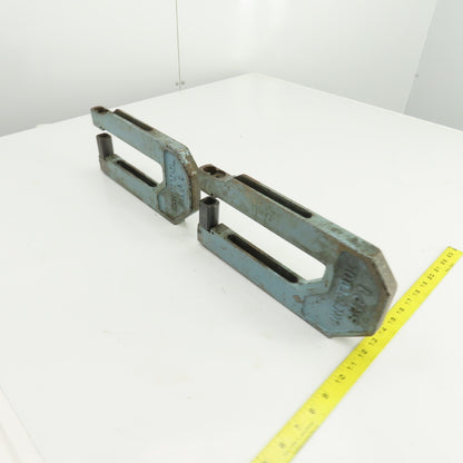 UnitTool 8HP-1 2-1/4" x 8" Throat C-Frame Punch Die Tooling Press Brake Lot Of 2