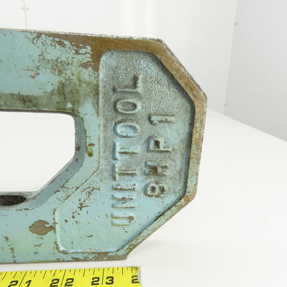 UnitTool 8HP-1 2-1/4" x 8" Throat C-Frame Punch Die Tooling Press Brake Lot Of 2