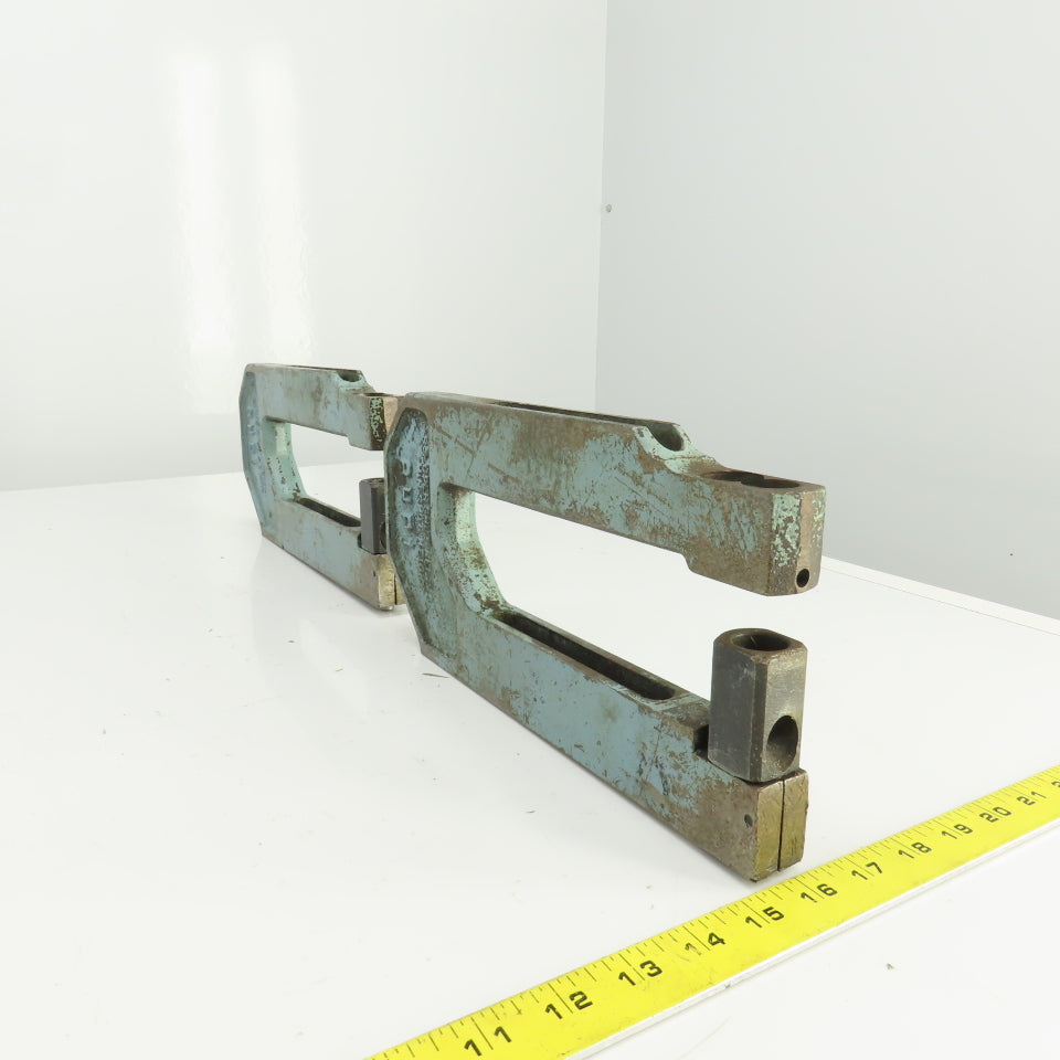 UnitTool 8HP-1 2-1/4" x 8" Throat C-Frame Punch Die Tooling Press Brake Lot Of 2