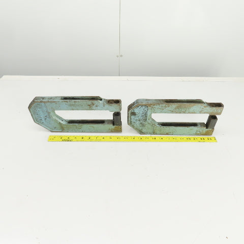 UnitTool 8HP-1 2-1/4" x 8" Throat C-Frame Punch Die Tooling Press Brake Lot Of 2