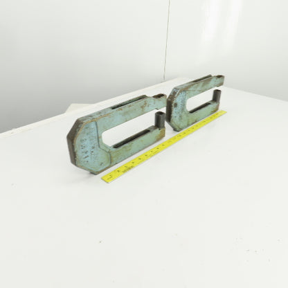UnitTool 8HP-1 2-1/4" x 8" Throat C-Frame Punch Die Tooling Press Brake Lot Of 2