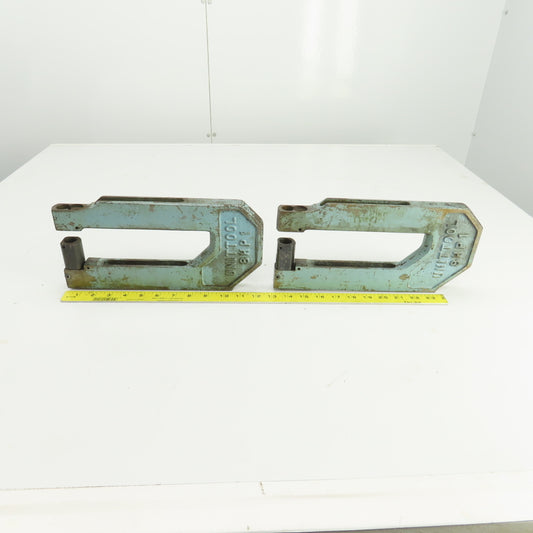 UnitTool 8HP-1 2-1/4" x 8" Throat C-Frame Punch Die Tooling Press Brake Lot Of 2