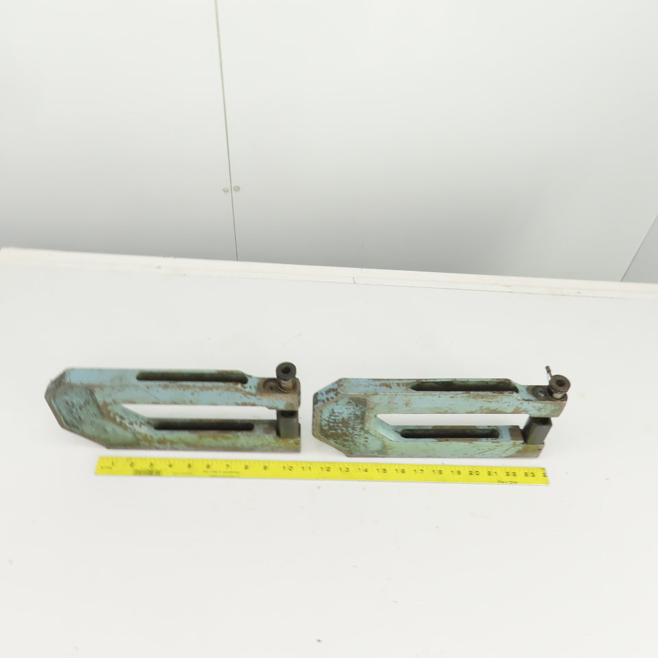 UnitTool 8HP-1 2-1/4" x 8" Throat C-Frame Punch Die Tooling Press Brake Lot Of 2