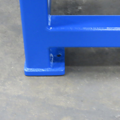 1-3/4" Thick Steel Machine Base Blanchard Ground Top 60x60x30"H W/Coolant Trough