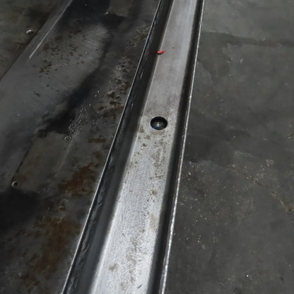 1-3/4" Thick Steel Machine Base Blanchard Ground Top 60x60x30"H W/Coolant Trough