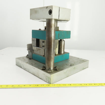 Cylinder Actuated 2 Post Punch Press Die Set/Shoe 8" FB x 6" W 5-1/2" Throat