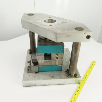 Cylinder Actuated 2 Post Punch Press Die Set/Shoe 8" FB x 6" W 5-1/2" Throat