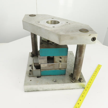 Cylinder Actuated 2 Post Punch Press Die Set/Shoe 8" FB x 6" W 5-1/2" Throat
