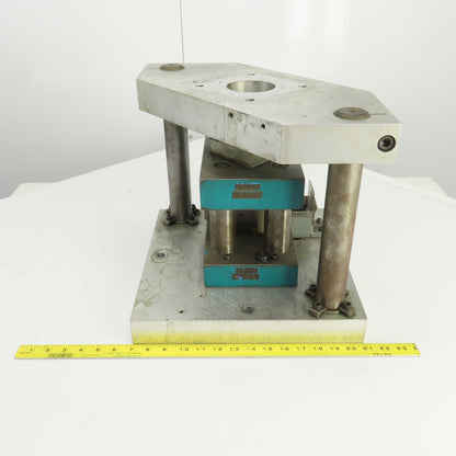 Cylinder Actuated 2 Post Punch Press Die Set/Shoe 8" FB x 6" W 5-1/2" Throat
