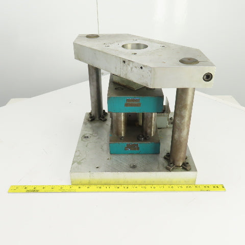 Cylinder Actuated 2 Post Punch Press Die Set/Shoe 8" FB x 6" W 5-1/2" Throat