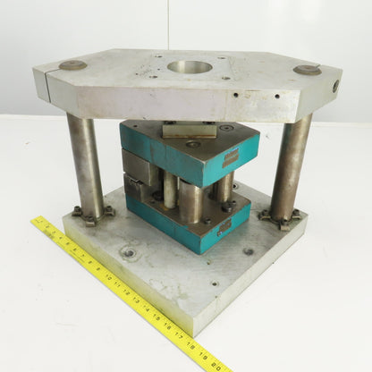 Cylinder Actuated 2 Post Punch Press Die Set/Shoe 8" FB x 6" W 5-1/2" Throat