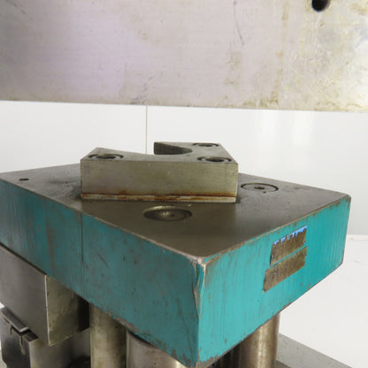 Cylinder Actuated 2 Post Punch Press Die Set/Shoe 8" FB x 6" W 5-1/2" Throat