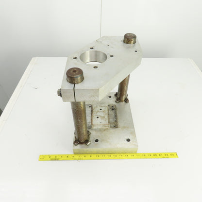 Adjustable Height Pneumatic 2 Post Press Fixture 10-1/2" x 7" Working Area