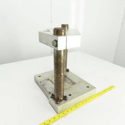 Adjustable Height Pneumatic 2 Post Press Fixture 10-1/2" x 7" Working Area