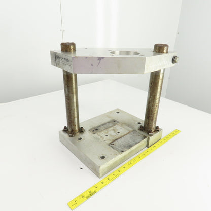 Adjustable Height Pneumatic 2 Post Press Fixture 10-1/2" x 7" Working Area