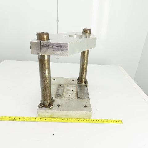 Adjustable Height Pneumatic 2 Post Press Fixture 10-1/2" x 7" Working Area