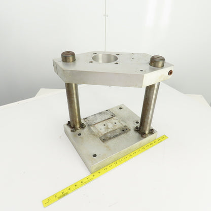Adjustable Height Pneumatic 2 Post Press Fixture 10-1/2" x 7" Working Area