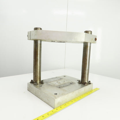 Adjustable Height Pneumatic 2 Post Press Fixture 10-1/2" x 7" Working Area