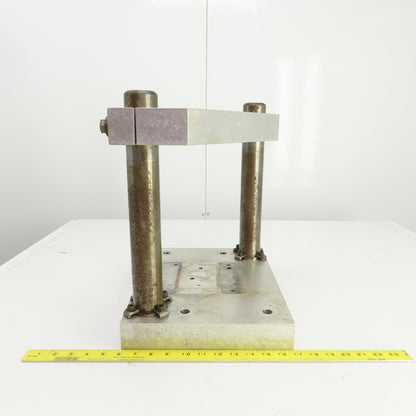 Adjustable Height Pneumatic 2 Post Press Fixture 10-1/2" x 7" Working Area
