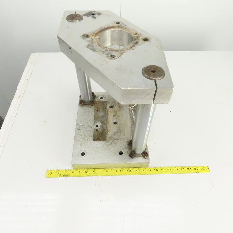 Adjustable Height Pneumatic 2 Post Press Fixture 11" x 7" Working Area