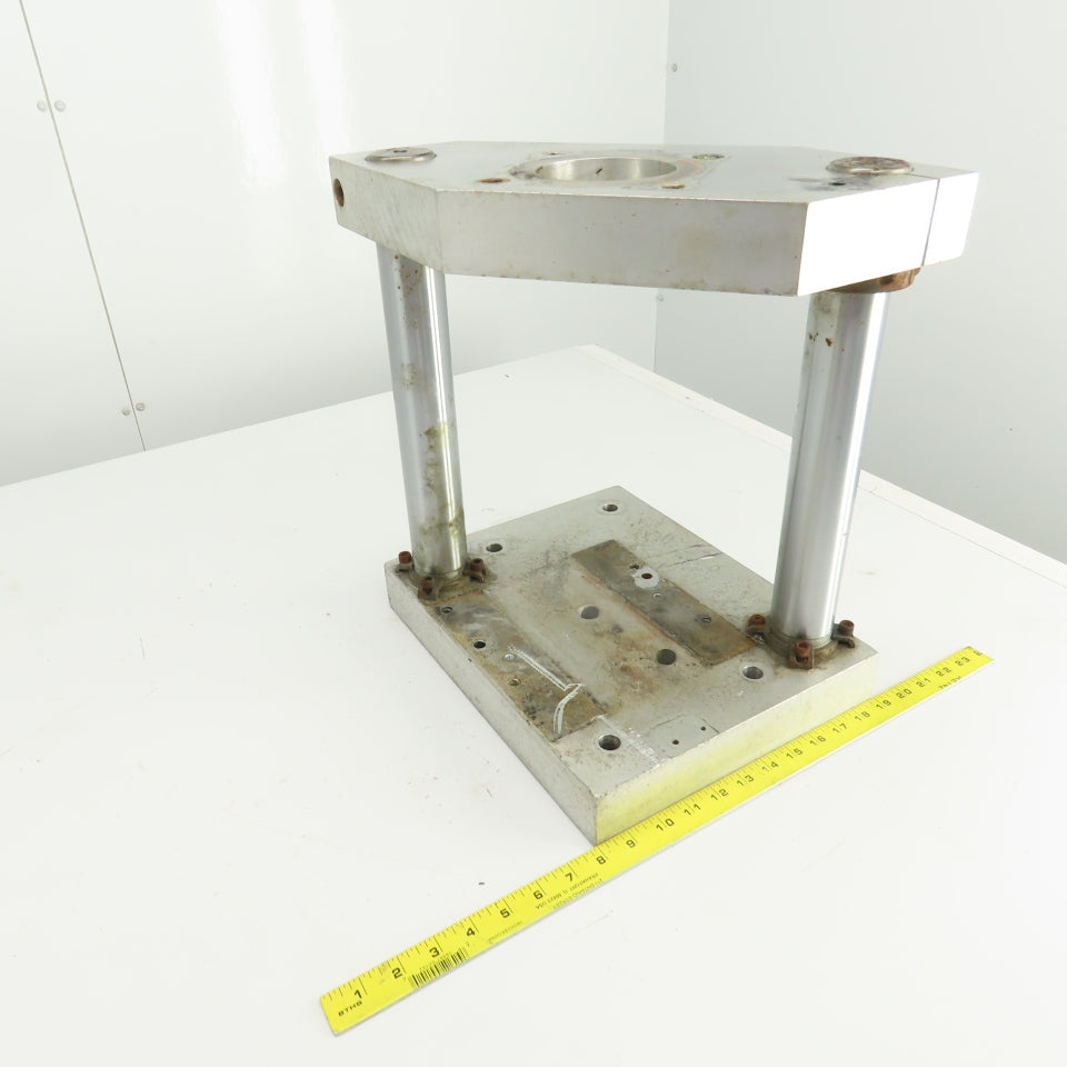 Adjustable Height Pneumatic 2 Post Press Fixture 11" x 7" Working Area
