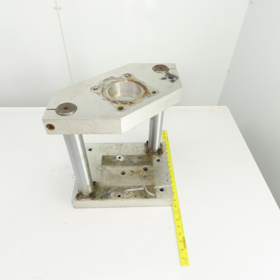 Adjustable Height Pneumatic 2 Post Press Fixture 11" x 7" Working Area