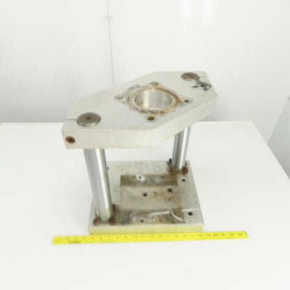 Adjustable Height Pneumatic 2 Post Press Fixture 11" x 7" Working Area