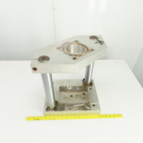 Adjustable Height Pneumatic 2 Post Press Fixture 11" x 7" Working Area