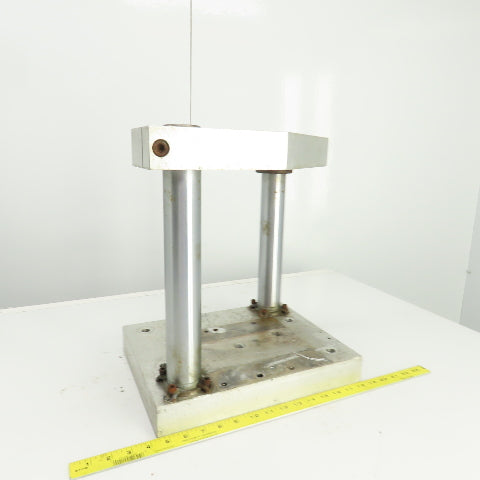 Adjustable Height Pneumatic 2 Post Press Fixture 11" x 7" Working Area