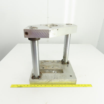 Adjustable Height Pneumatic 2 Post Press Fixture 11" x 7" Working Area
